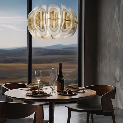 Corp de iluminat Slamp, lustra Fiordlys Suspension